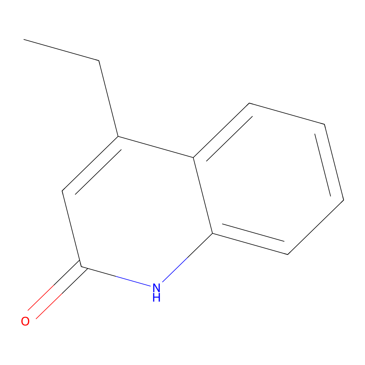 4-Ethylquinolin-2(1H)-one molecular structure, CAS 61304-66-3