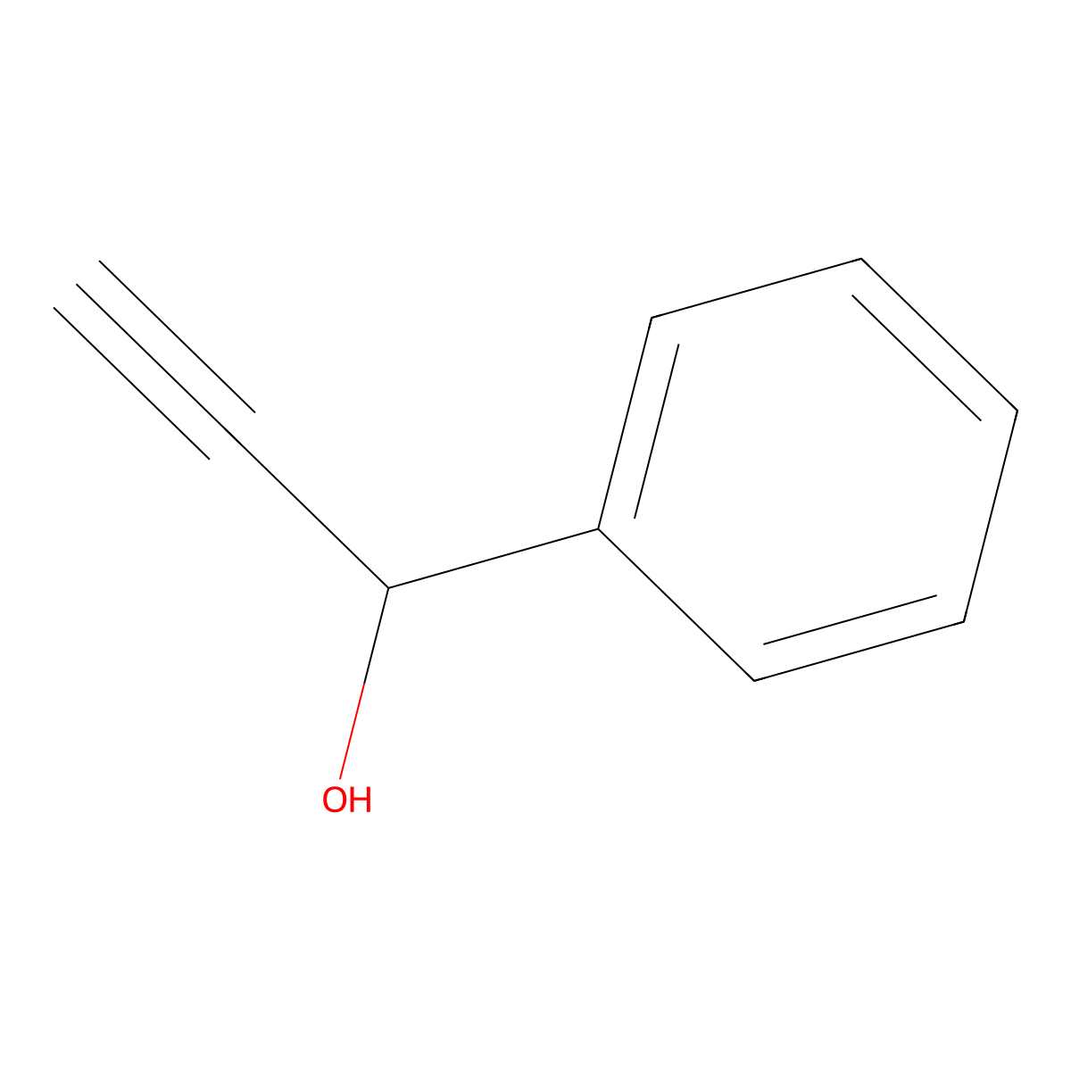 (1R)-1-phenylprop-2-yn-1-ol molecular structure, CAS 61317-73-5