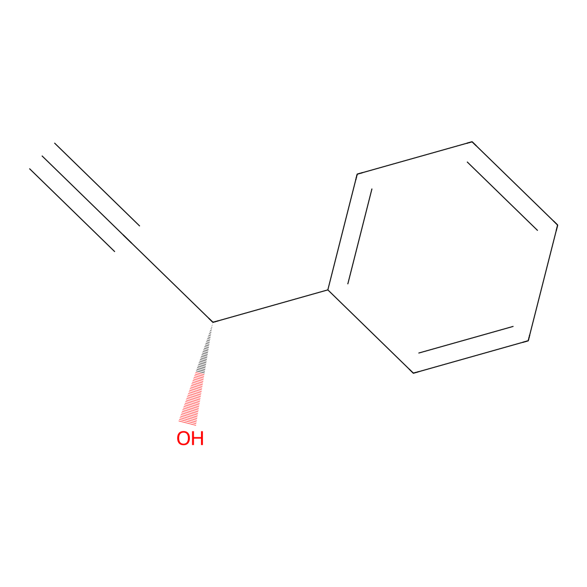 (1R)-1-phenylprop-2-yn-1-ol molecular structure, CAS 61317-73-5