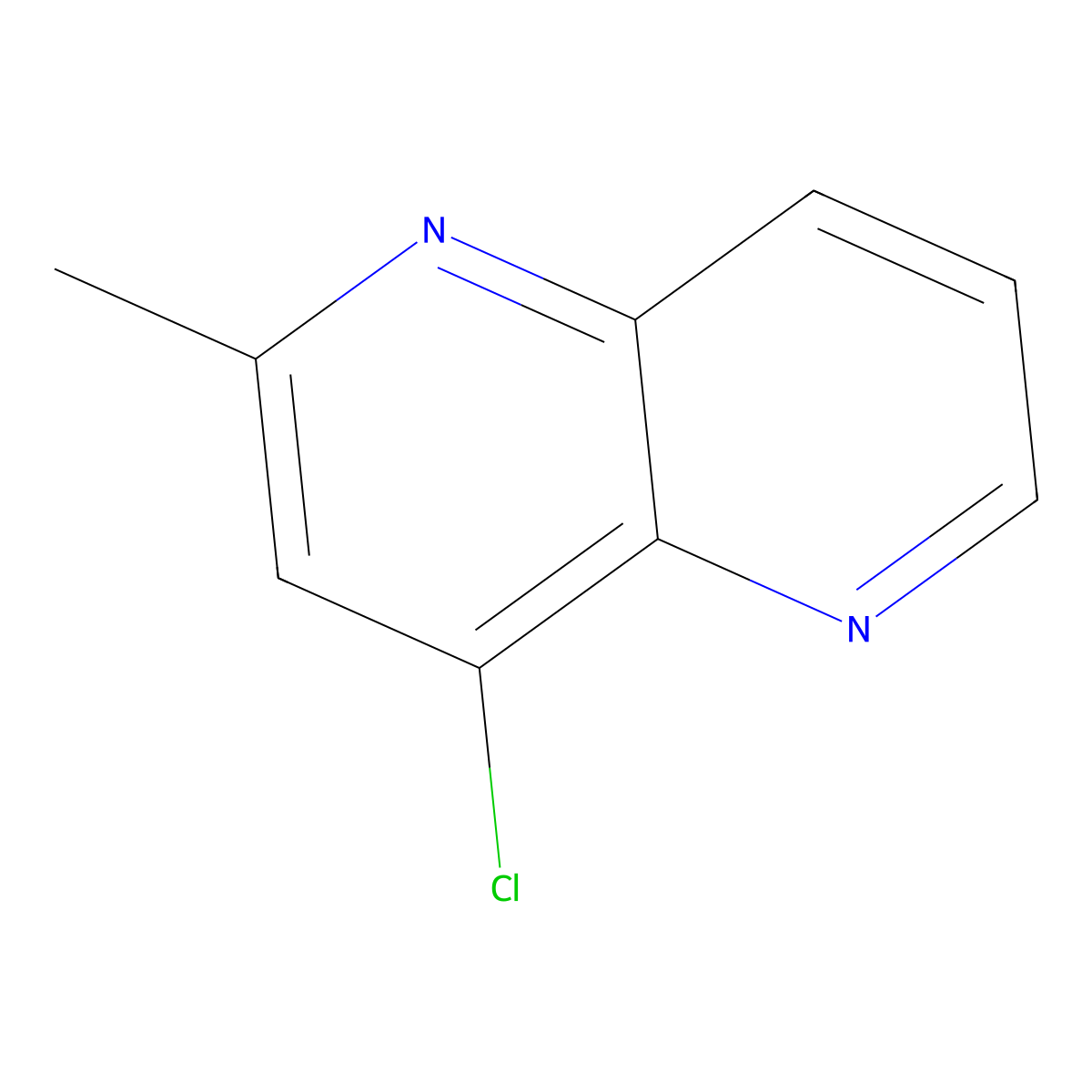4-Chloro-2-methyl-1,5-naphthyridine molecular structure, CAS 61319-97-9