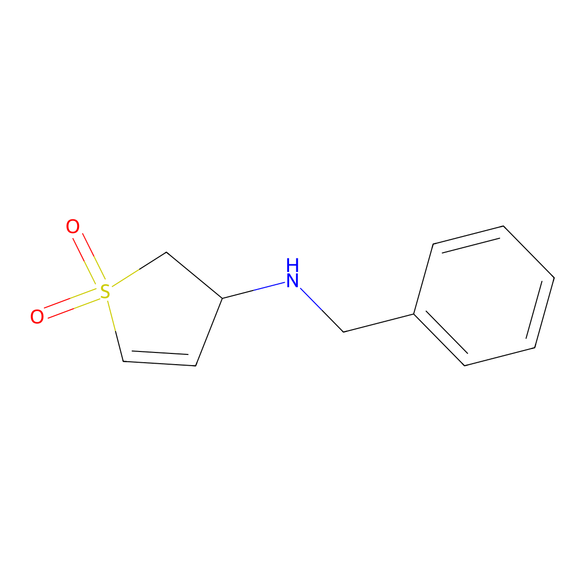 3-(Benzylamino)-2,3-dihydrothiophene 1,1-dioxide molecular structure, CAS 61322-63-2