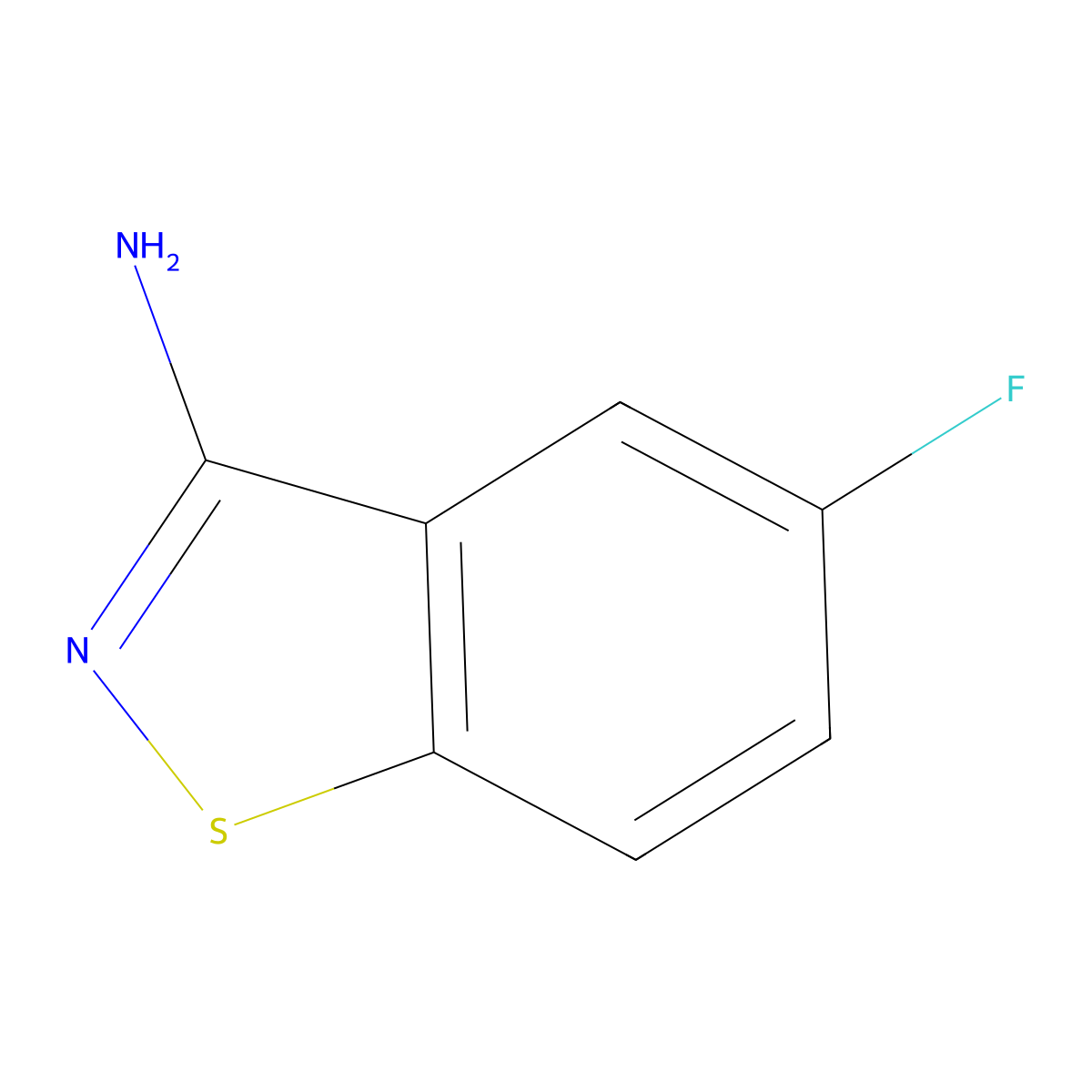 5-Fluorobenzo[d]isothiazol-3-amine molecular structure, CAS 613262-17-2