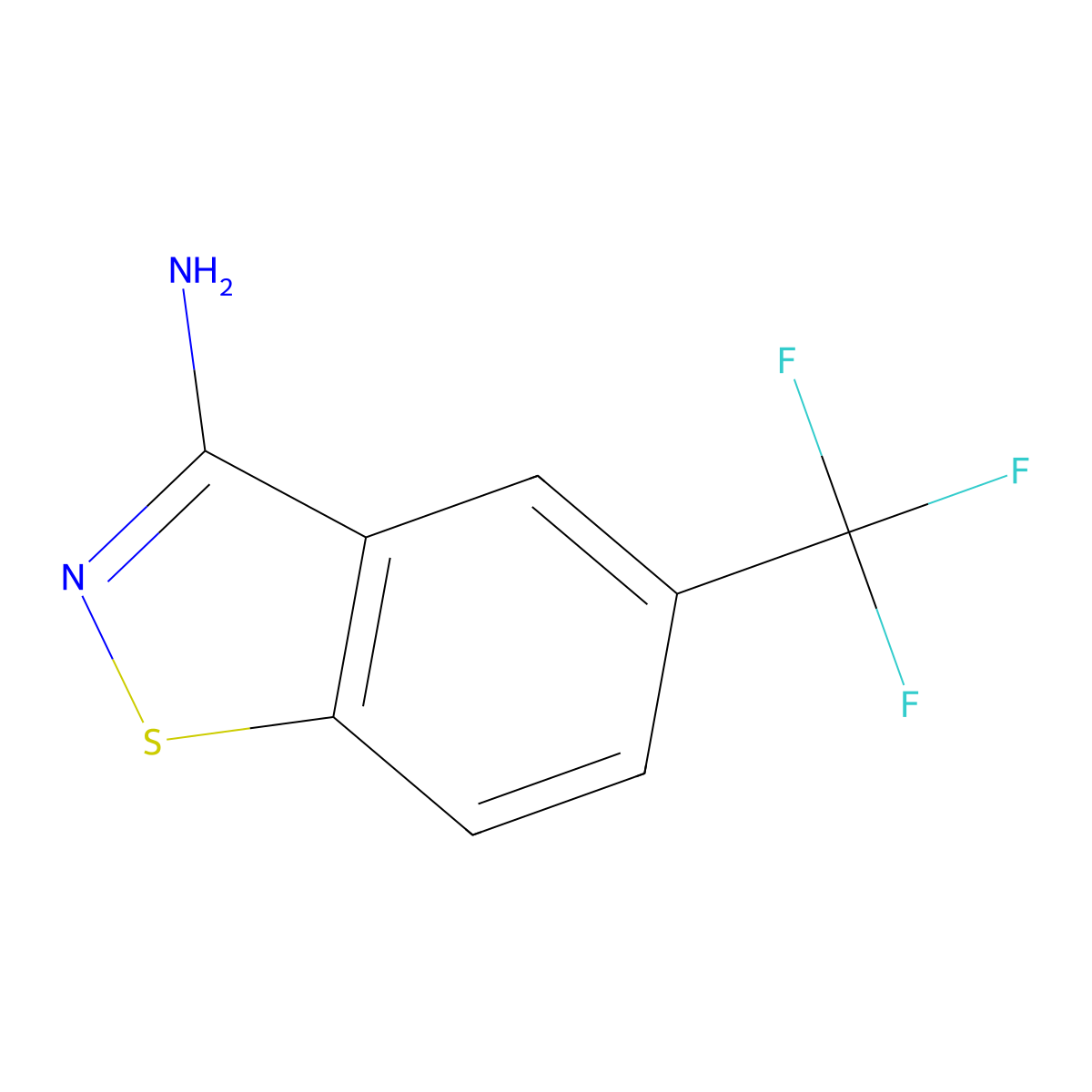 5-(Trifluoromethyl)benzo[d]isothiazol-3-amine molecular structure, CAS 613262-18-3