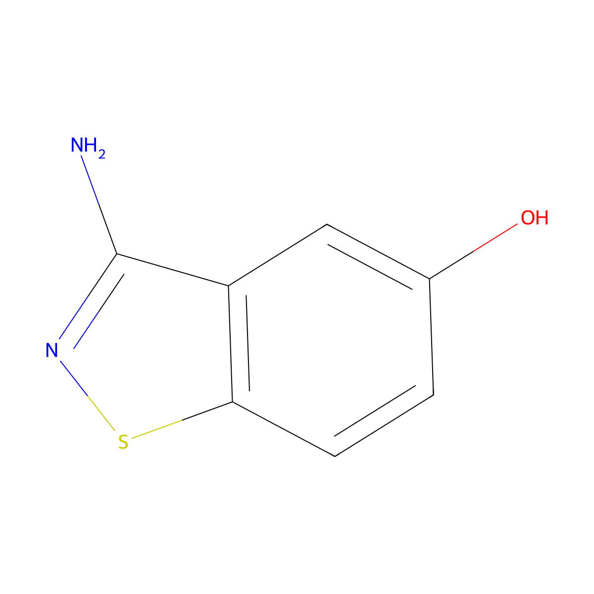 3-Aminobenzo[d]isothiazol-5-ol molecular structure, CAS 613262-22-9
