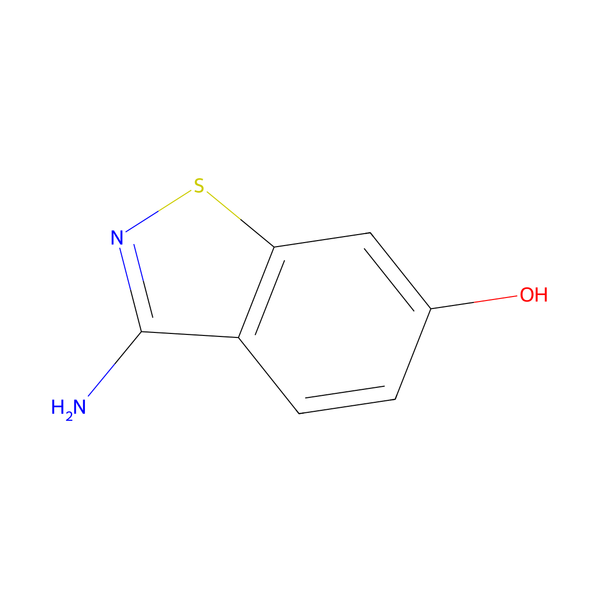 3-Aminobenzo[d]isothiazol-6-ol molecular structure, CAS 613262-24-1