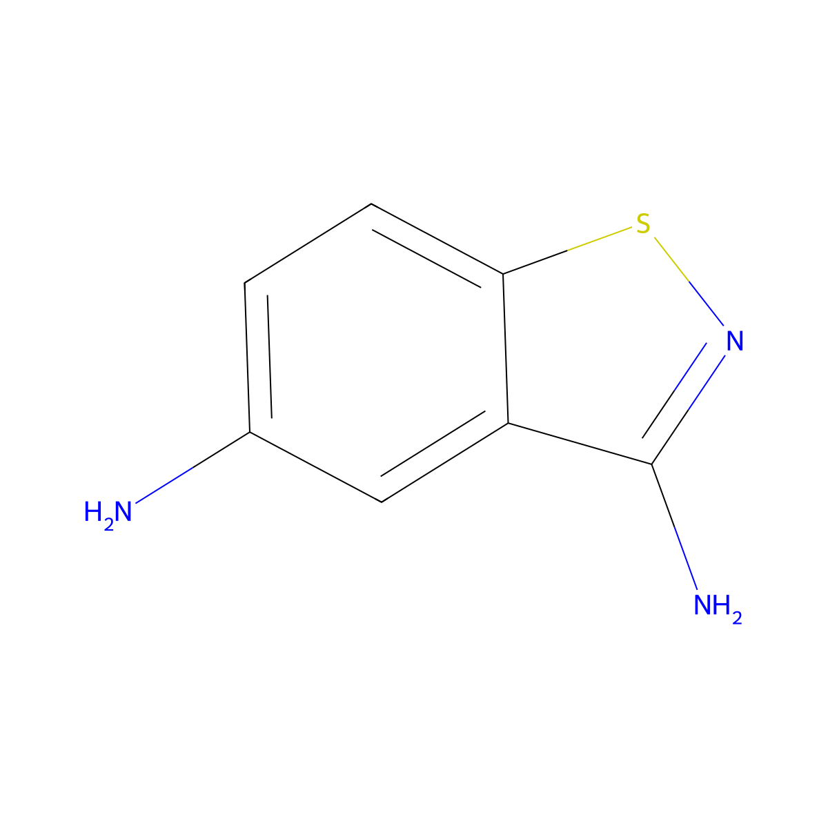 Benzo[d]isothiazole-3,5-diamine molecular structure, CAS 613262-29-6