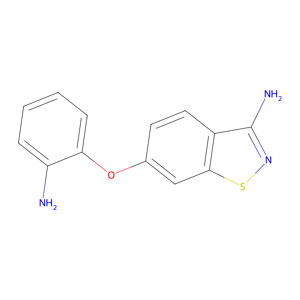 6-(2-Aminophenoxy)benzo[d]isothiazol-3-amine molecular structure, CAS 613262-61-6