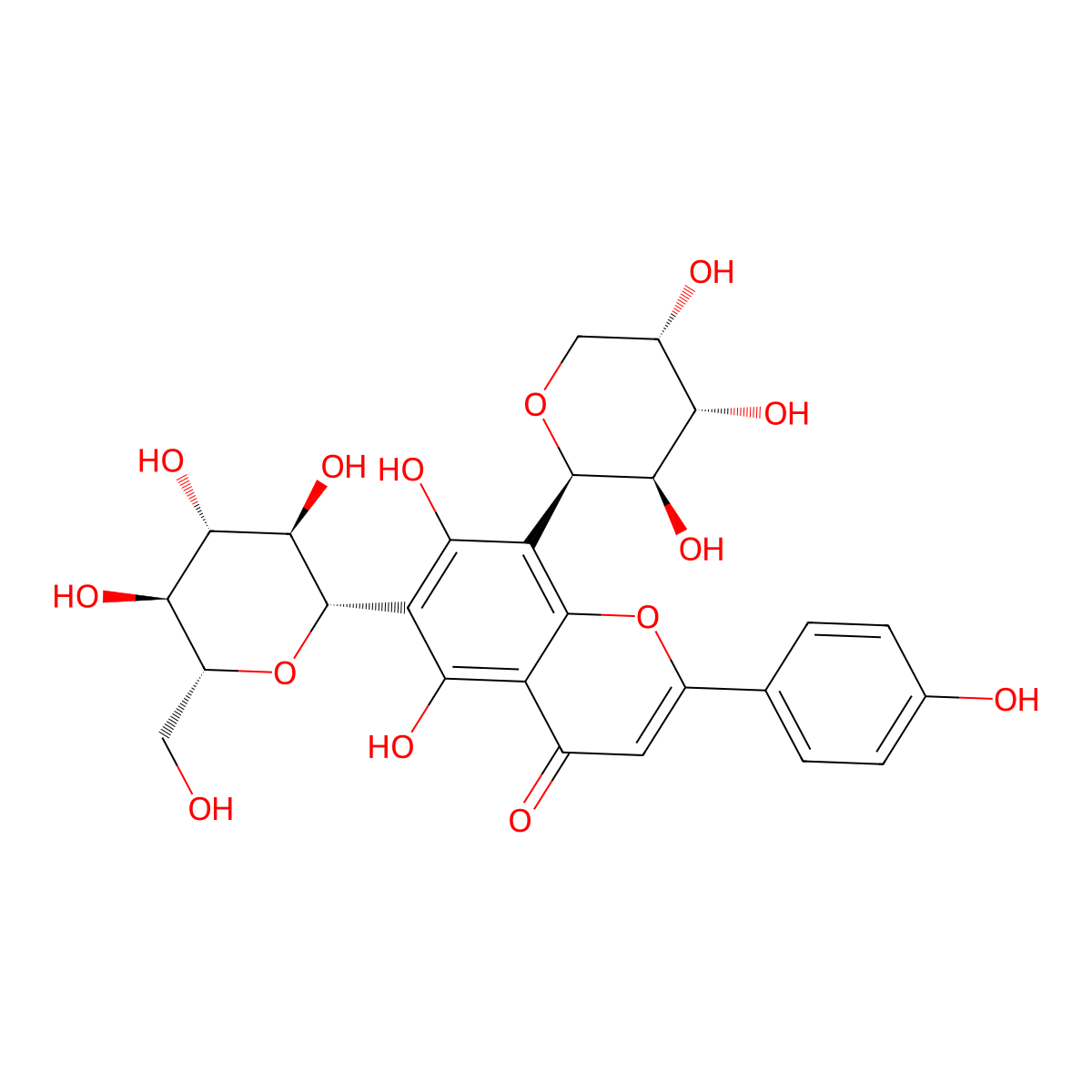 Neoschaftoside molecular structure, CAS 61328-41-4