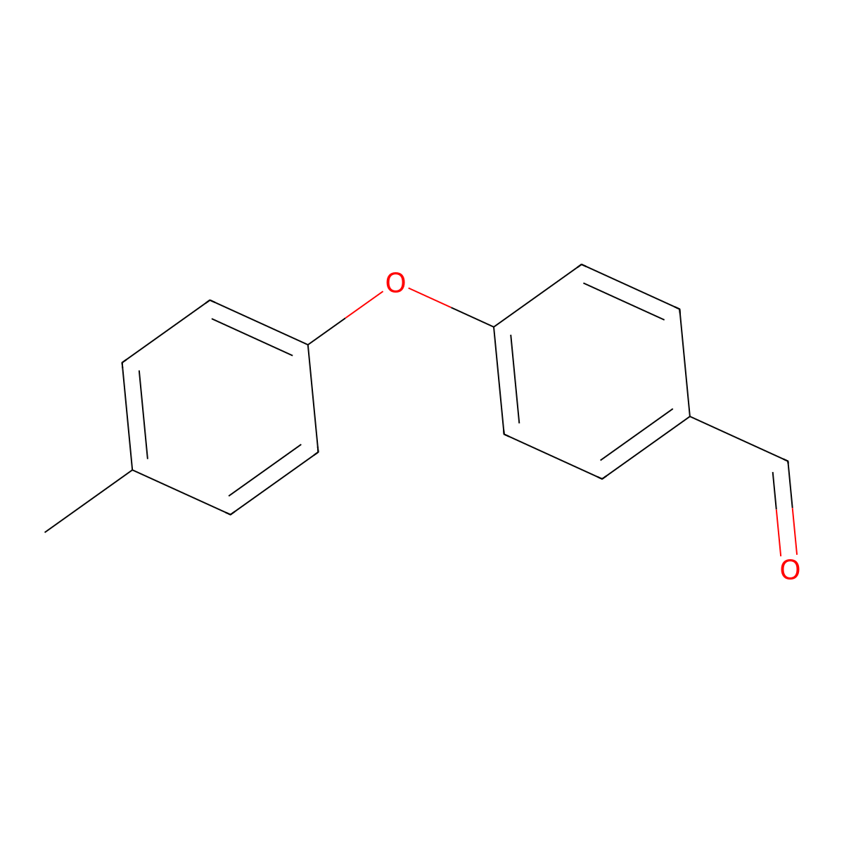 4-(4-Methylphenoxy)benzaldehyde molecular structure, CAS 61343-83-7