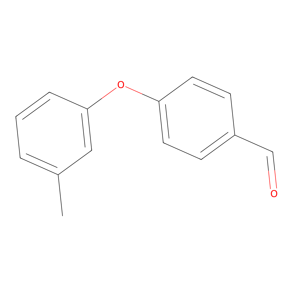 4-(3-Methylphenoxy)benzaldehyde molecular structure, CAS 61343-84-8