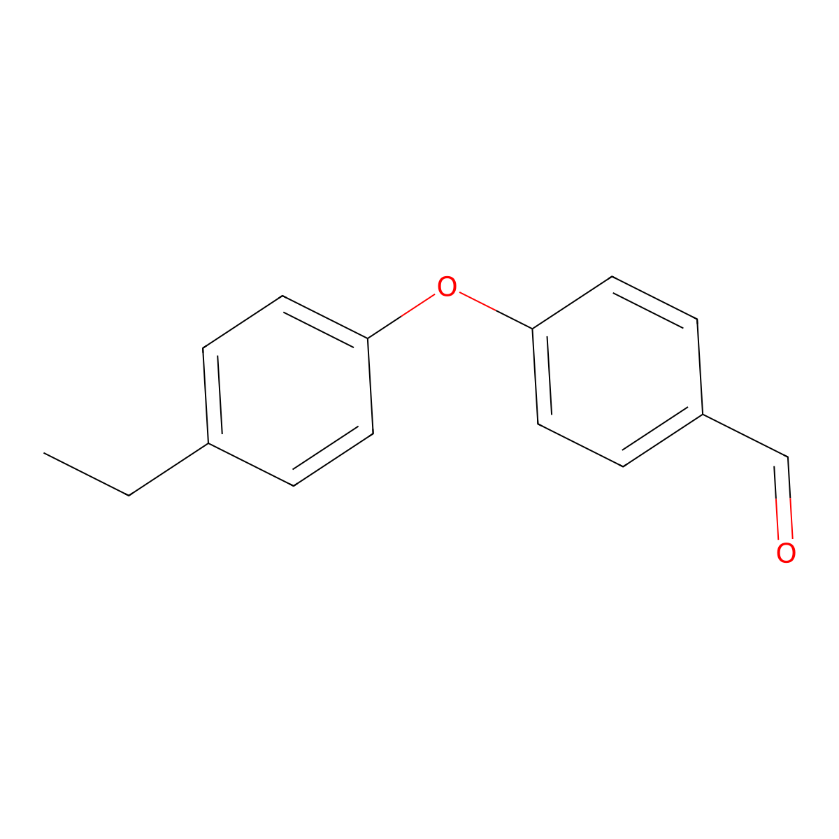 4-(4-Ethylphenoxy)benzaldehyde molecular structure, CAS 61343-85-9