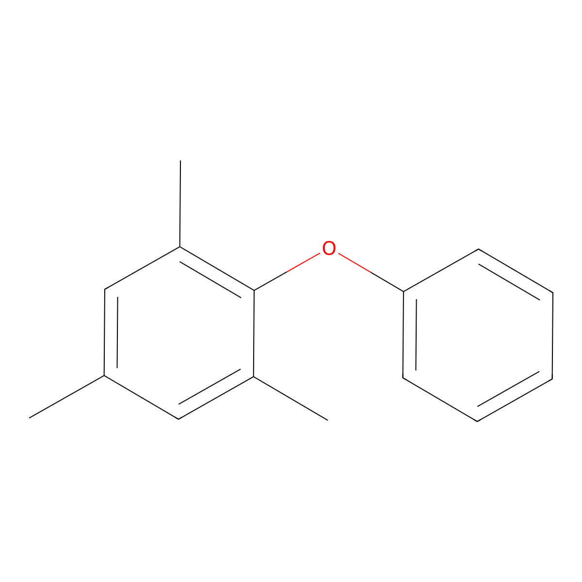 1,3,5-Trimethyl-2-phenoxy-benzene molecular structure, CAS 61343-87-1