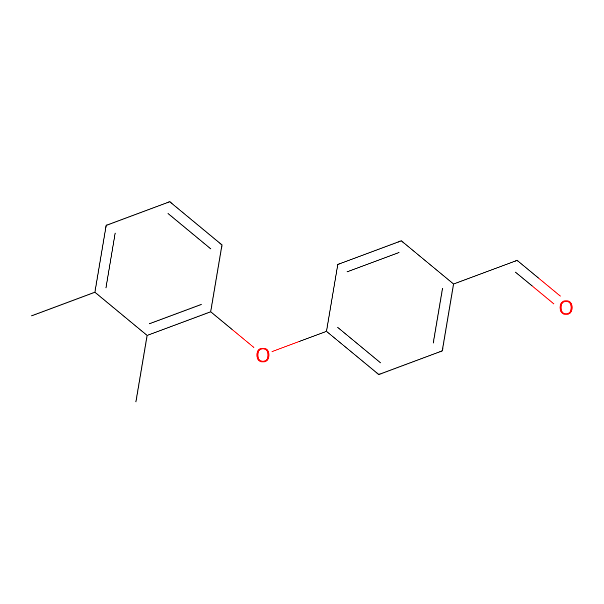 Benzaldehyde, 4-(2,3-dimethylphenoxy)- molecular structure, CAS 61343-93-9