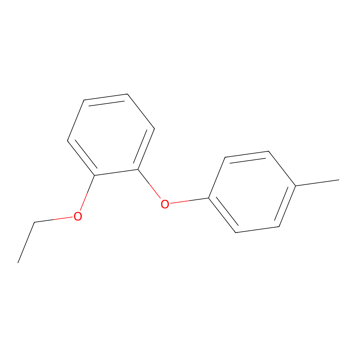 1-Ethoxy-2-(4-methylphenoxy)benzene molecular structure, CAS 61343-96-2