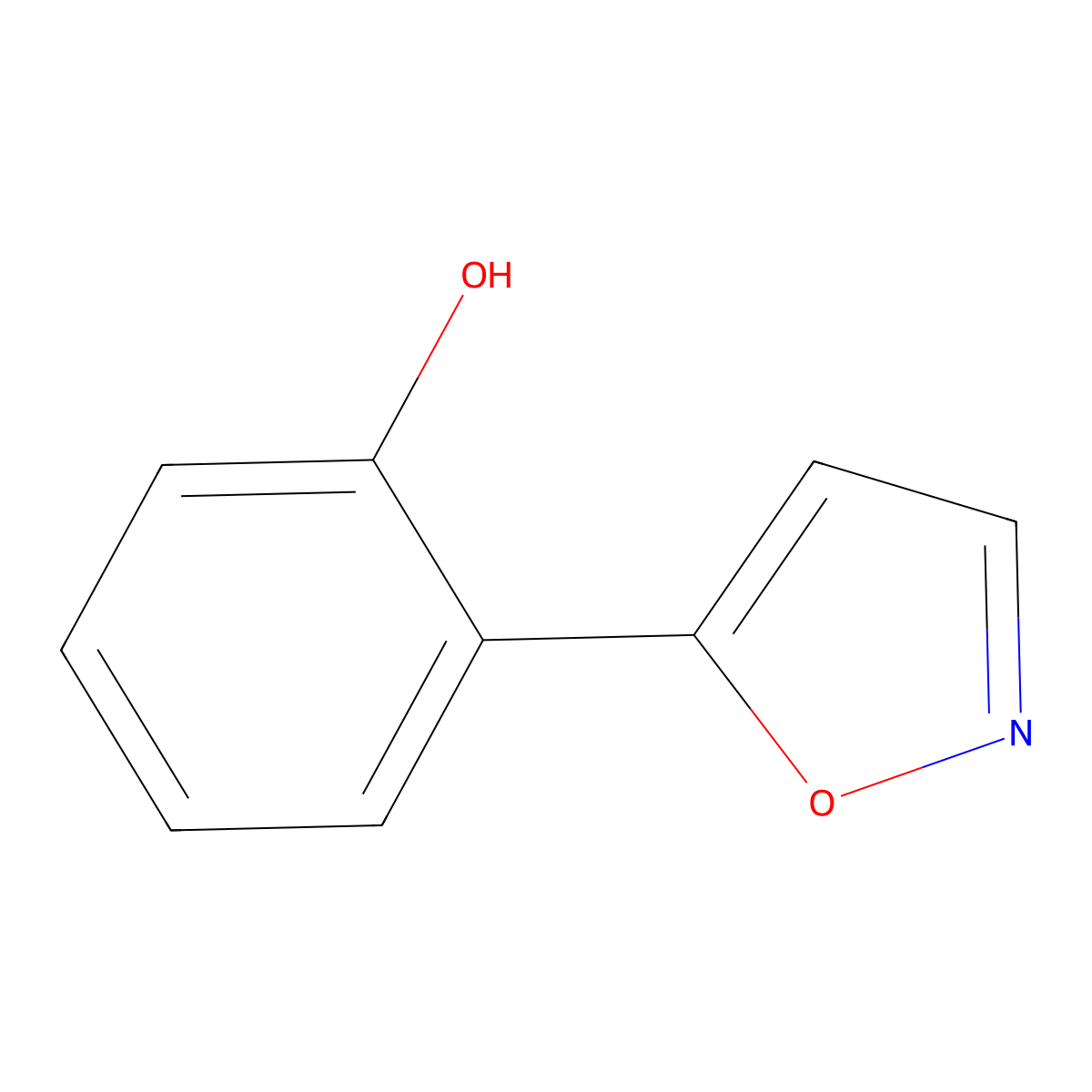 2-(5-Isoxazolyl)phenol molecular structure, CAS 61348-47-8