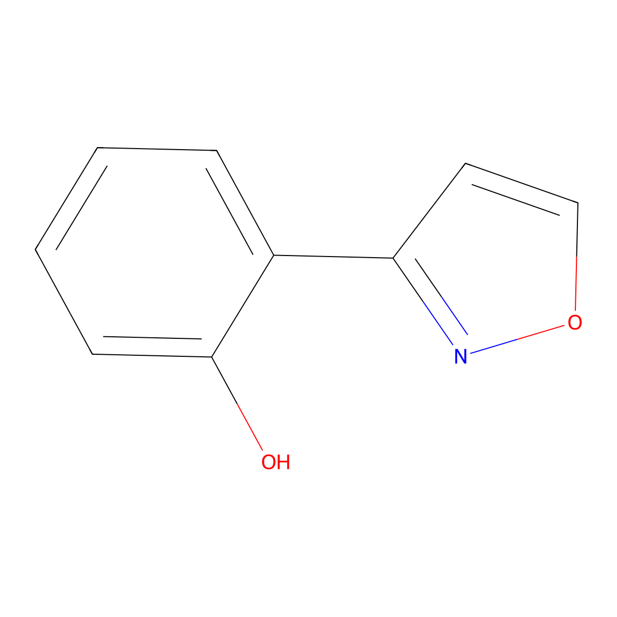 2-(3-Isoxazolyl)phenol molecular structure, CAS 61348-48-9