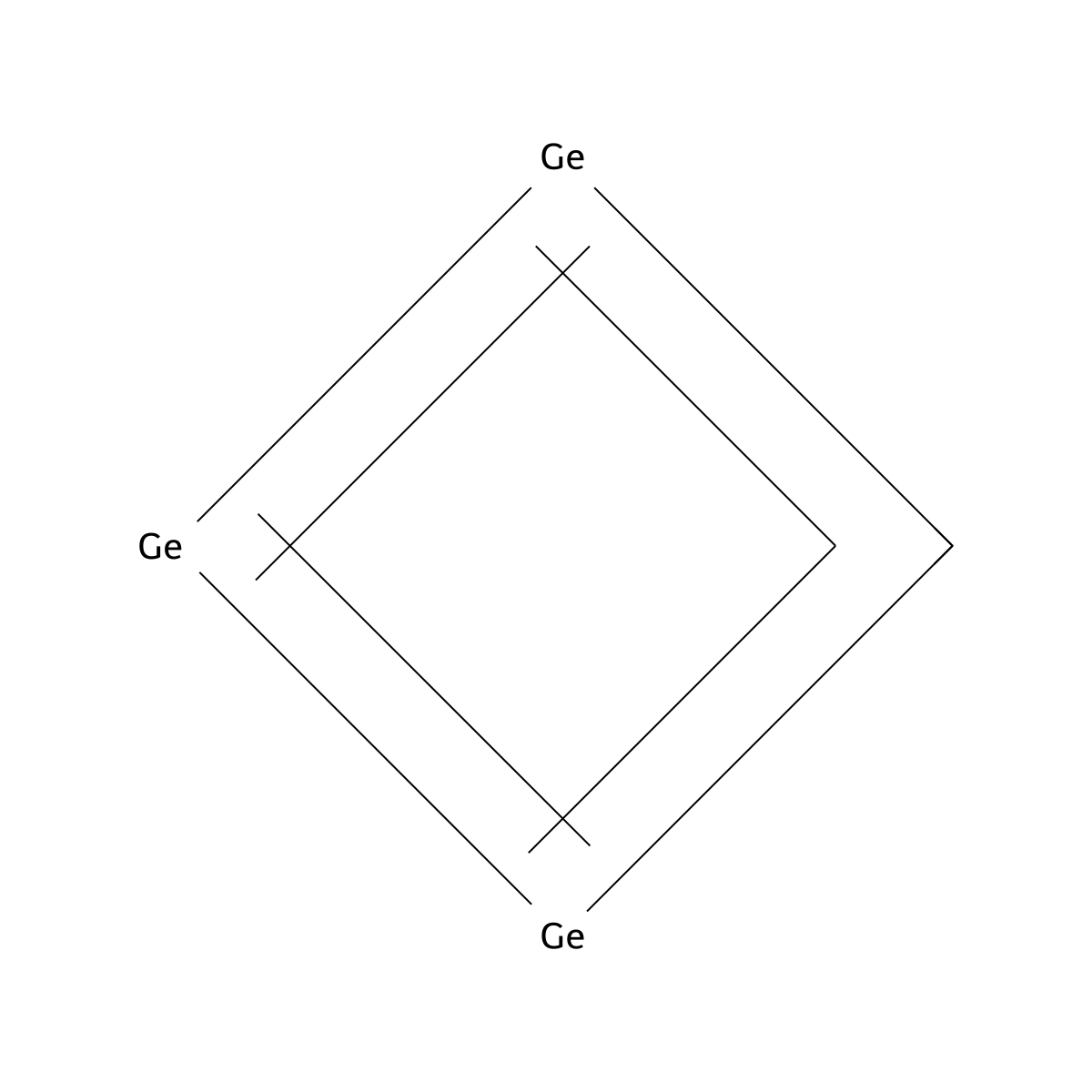 Trigermanium monocarbide molecular structure, CAS 61349-30-2