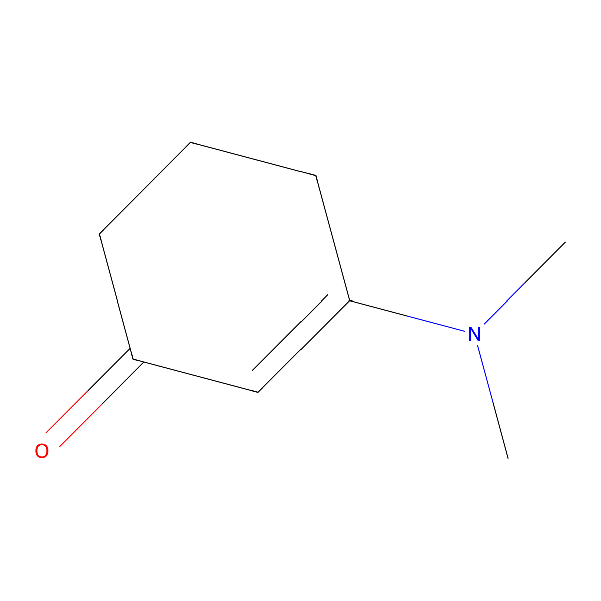 3-(Dimethylamino)cyclohex-2-en-1-one molecular structure, CAS 6135-22-4