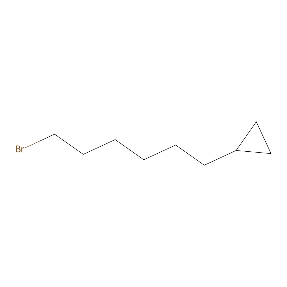 (6-Bromohexyl)cyclopropane molecular structure, CAS 61350-88-7
