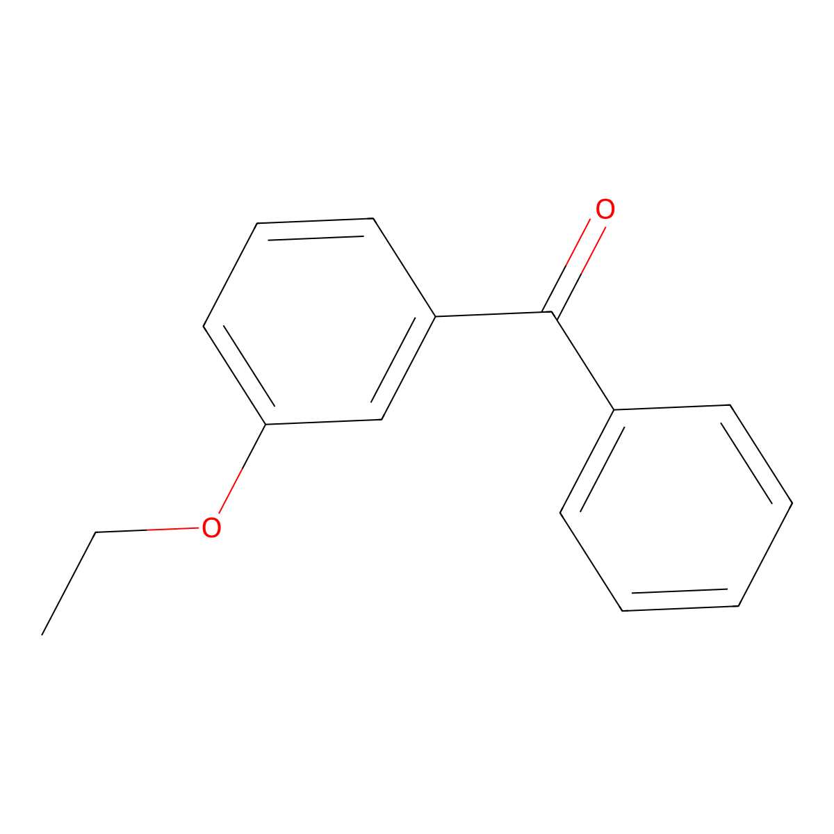 3-Ethoxybenzophenone molecular structure, CAS 6136-67-0