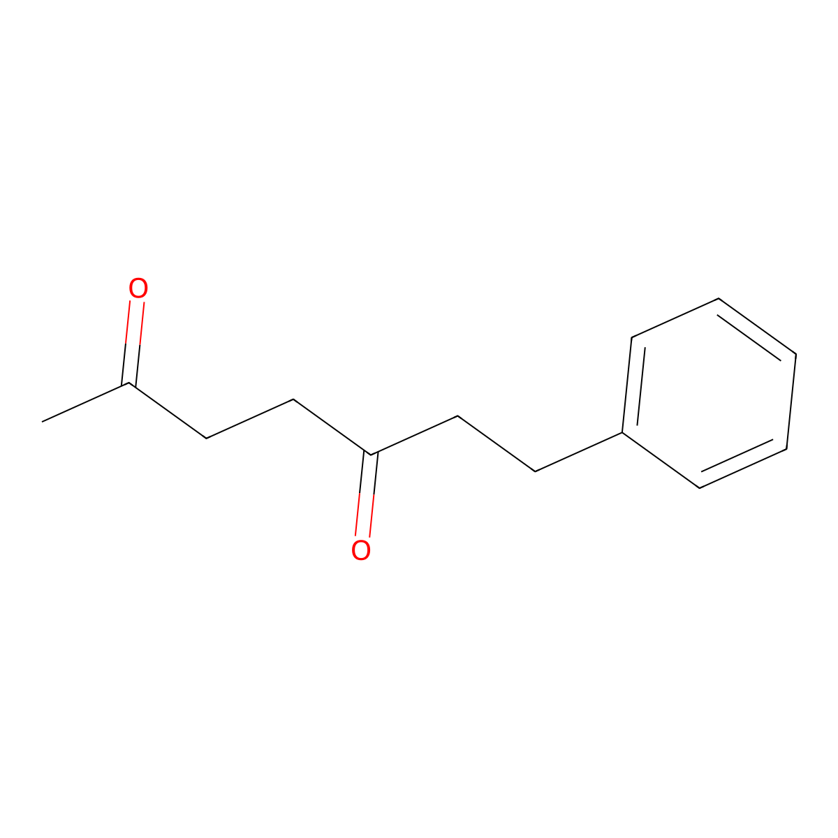 7-Phenylheptane-2,5-dione molecular structure, CAS 61363-11-9