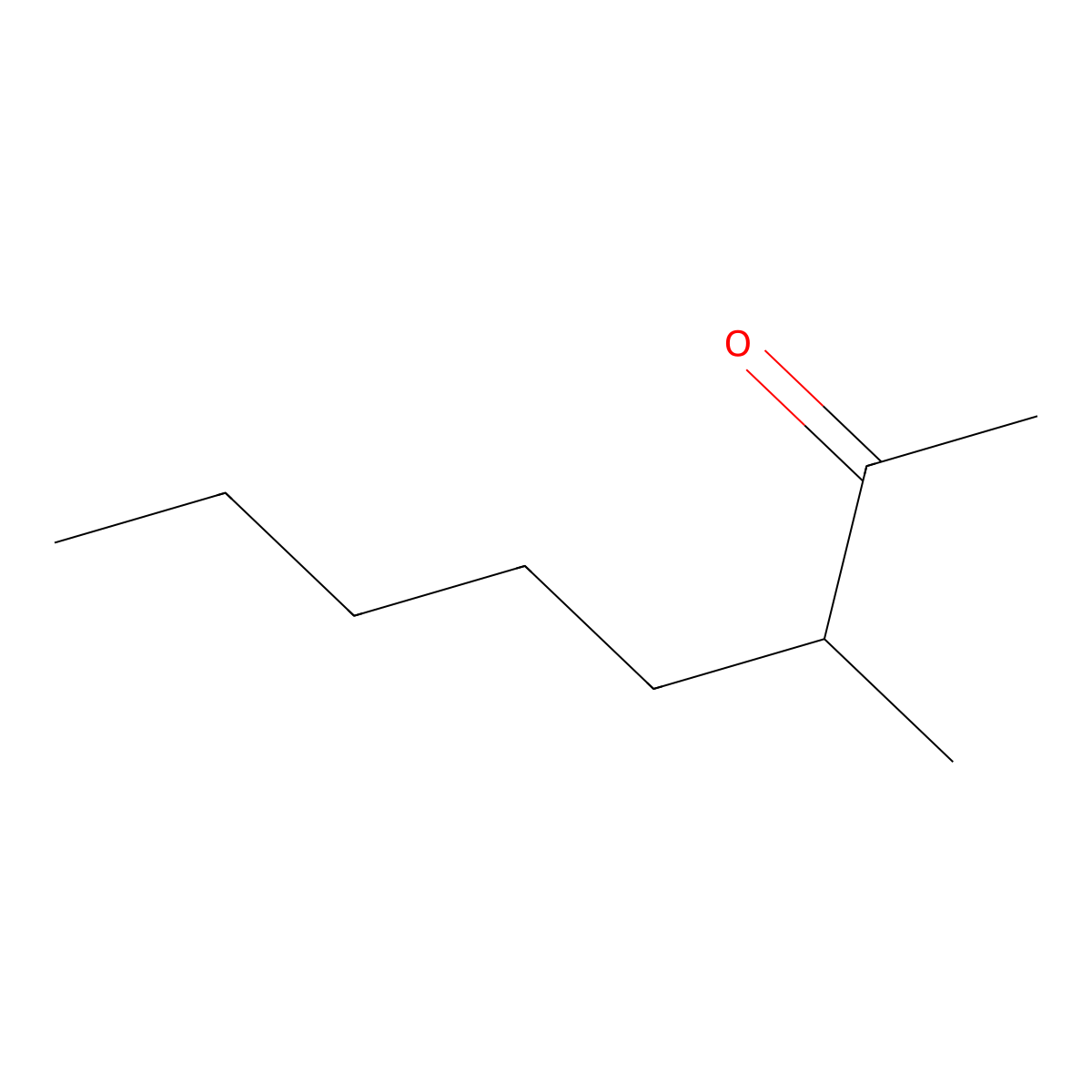 3-Methyl-2-octanone molecular structure, CAS 6137-08-2