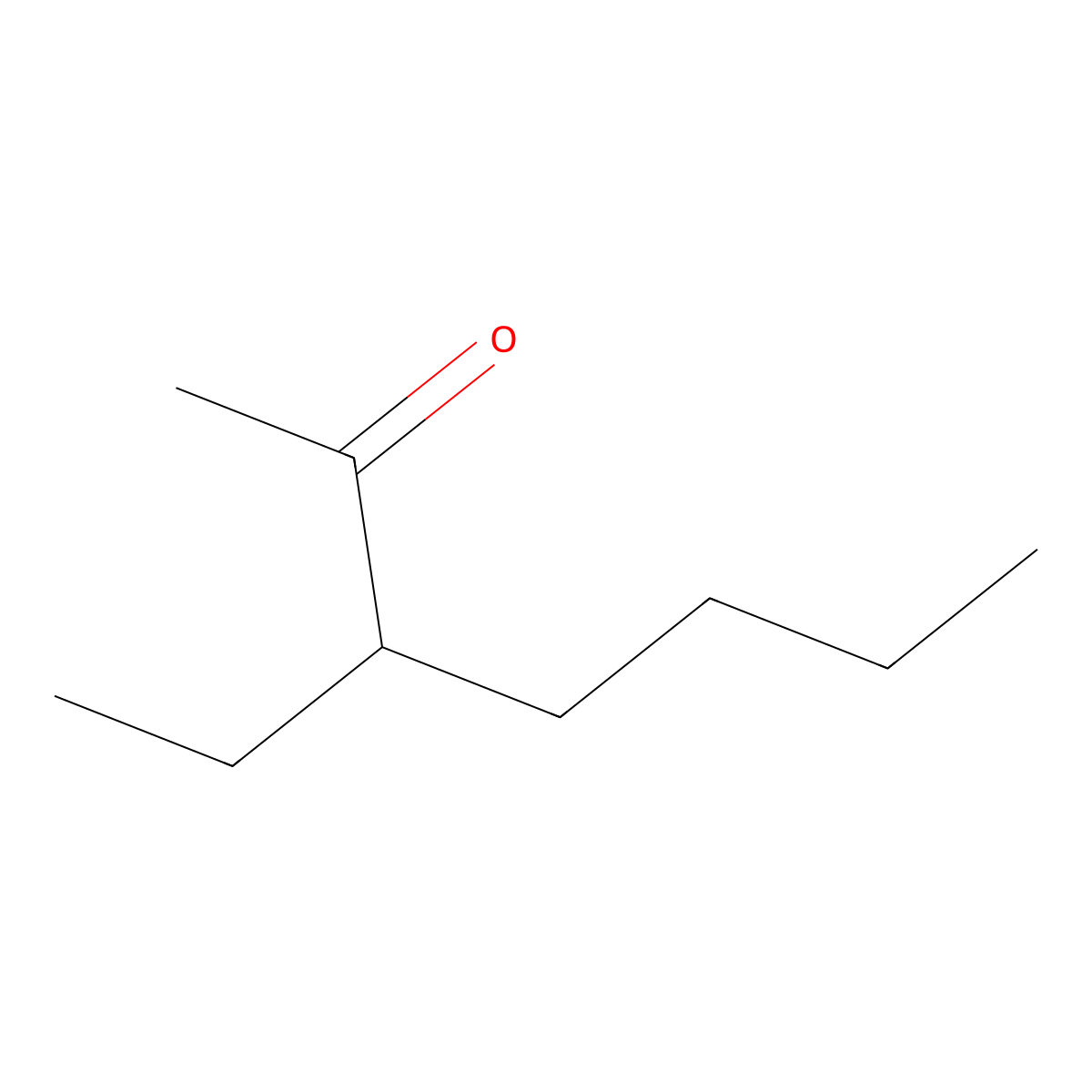 3-Ethyl-2-heptanone molecular structure, CAS 6137-09-3