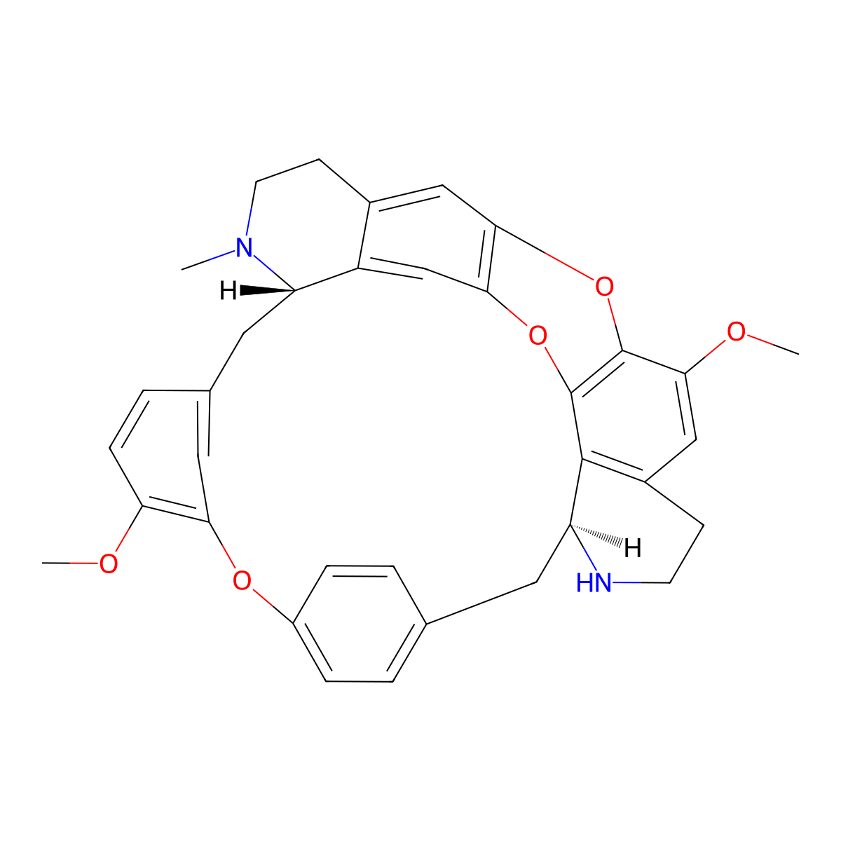 Trilobine molecular structure, CAS 6138-73-4