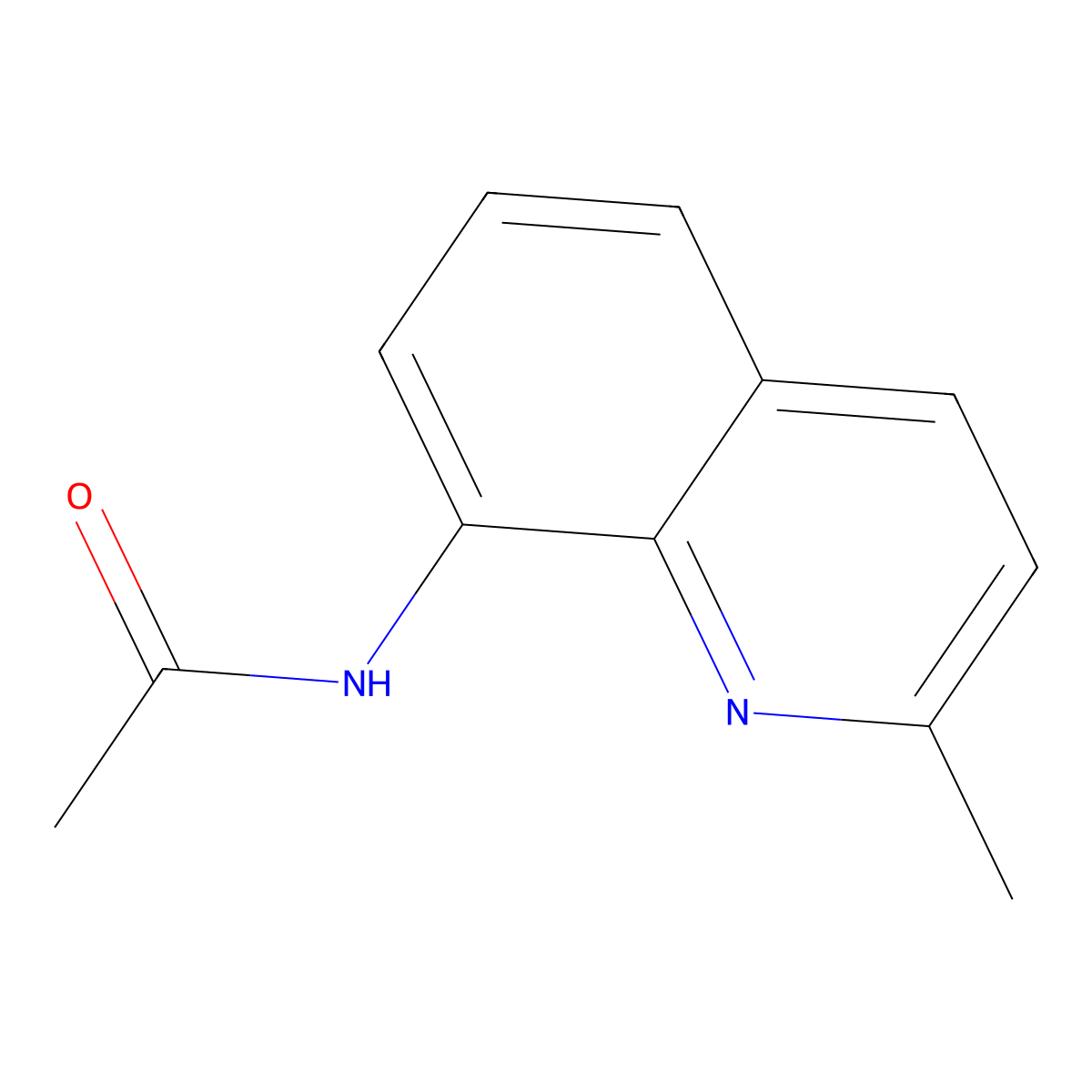 N-(2-Methylquinolin-8-yl)acetamide molecular structure, CAS 61388-89-4