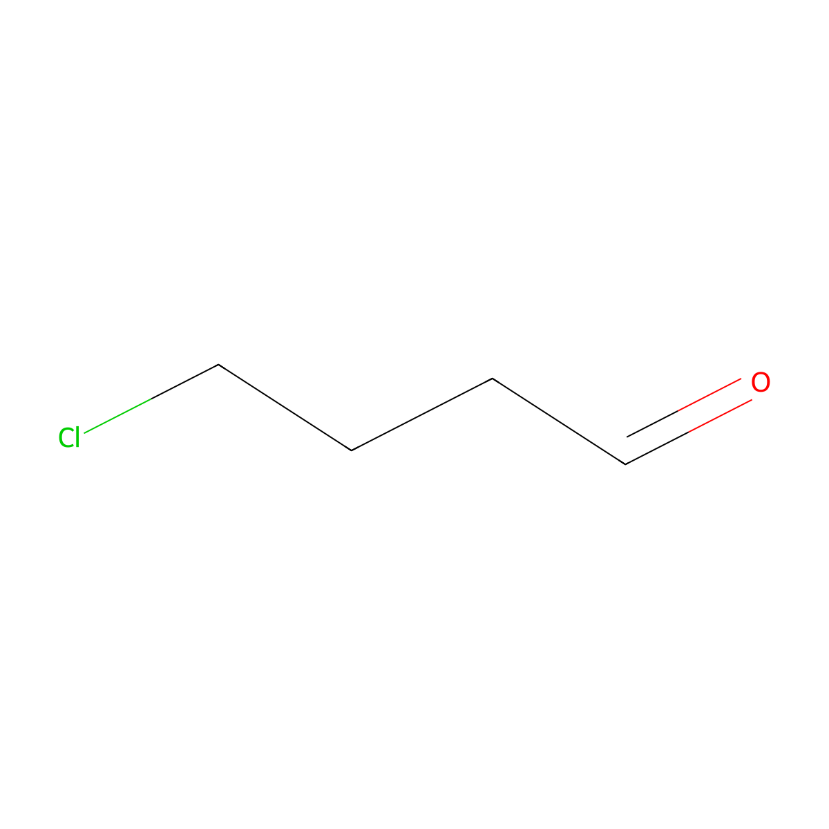 4-Chlorobutanal molecular structure, CAS 6139-84-0