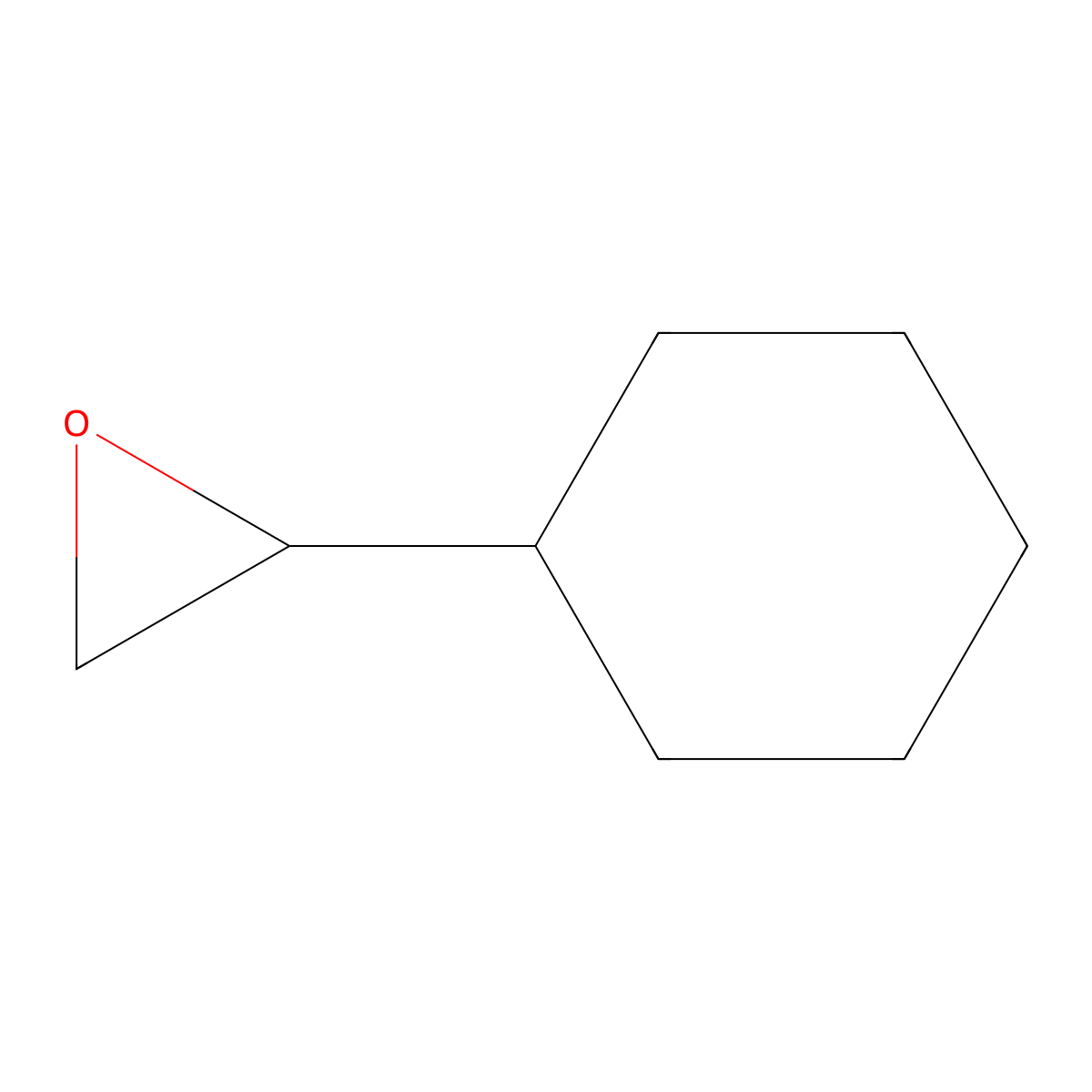 Oxirane, cyclohexyl-, (S)- molecular structure, CAS 61393-19-9