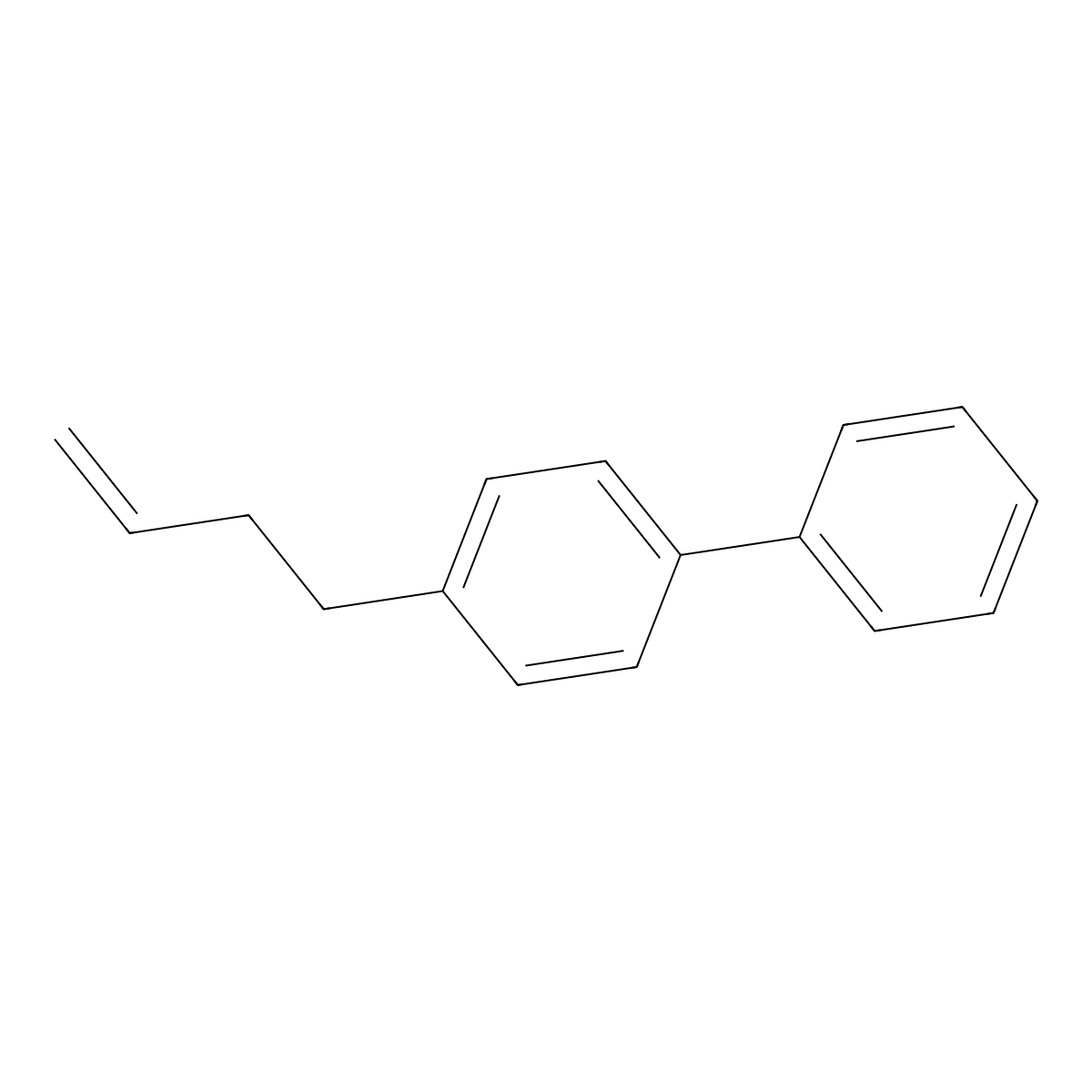 4-(But-3-en-1-yl)-1,1'-biphenyl molecular structure, CAS 61396-60-9