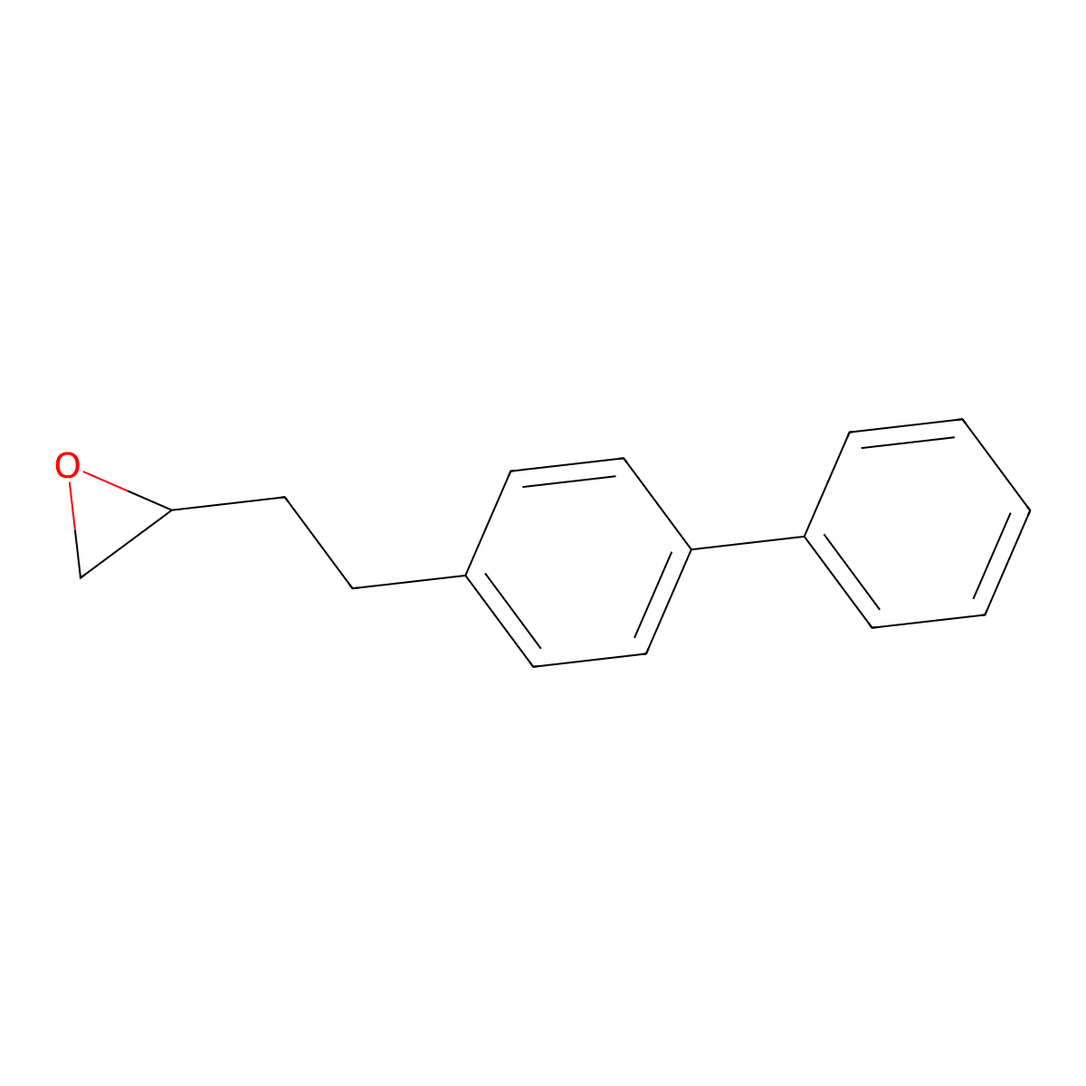 Oxirane, 2-(2-(1,1'-biphenyl-4-yl)ethyl)- molecular structure, CAS 61396-61-0