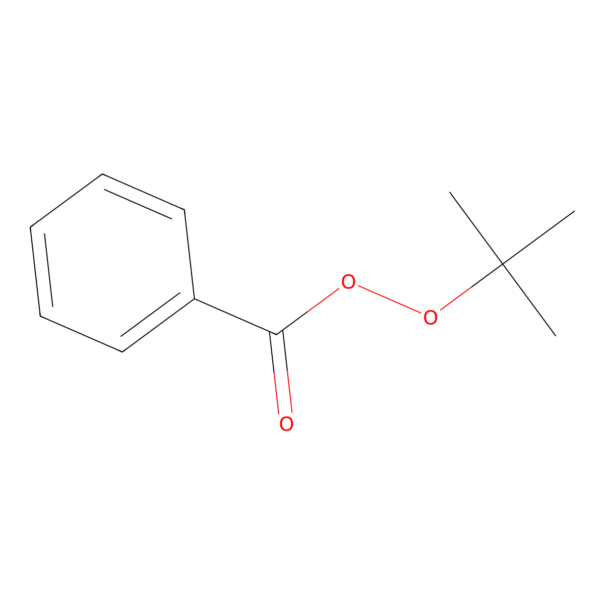 tert-Butyl peroxybenzoate molecular structure, CAS 614-45-9