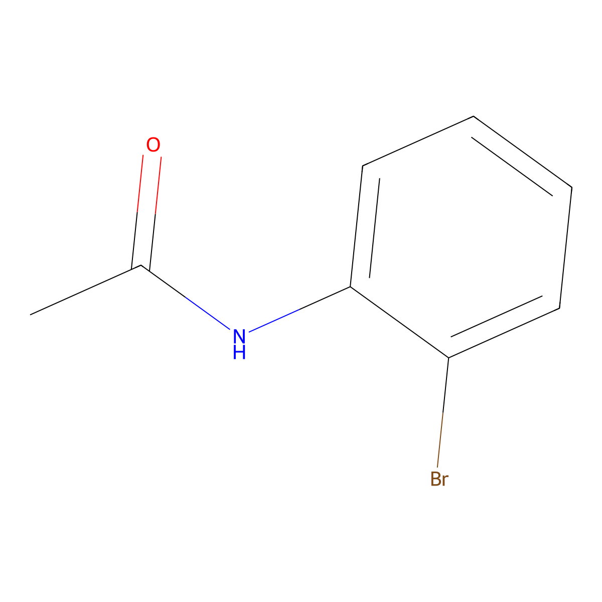 2'-Bromoacetanilide molecular structure, CAS 614-76-6