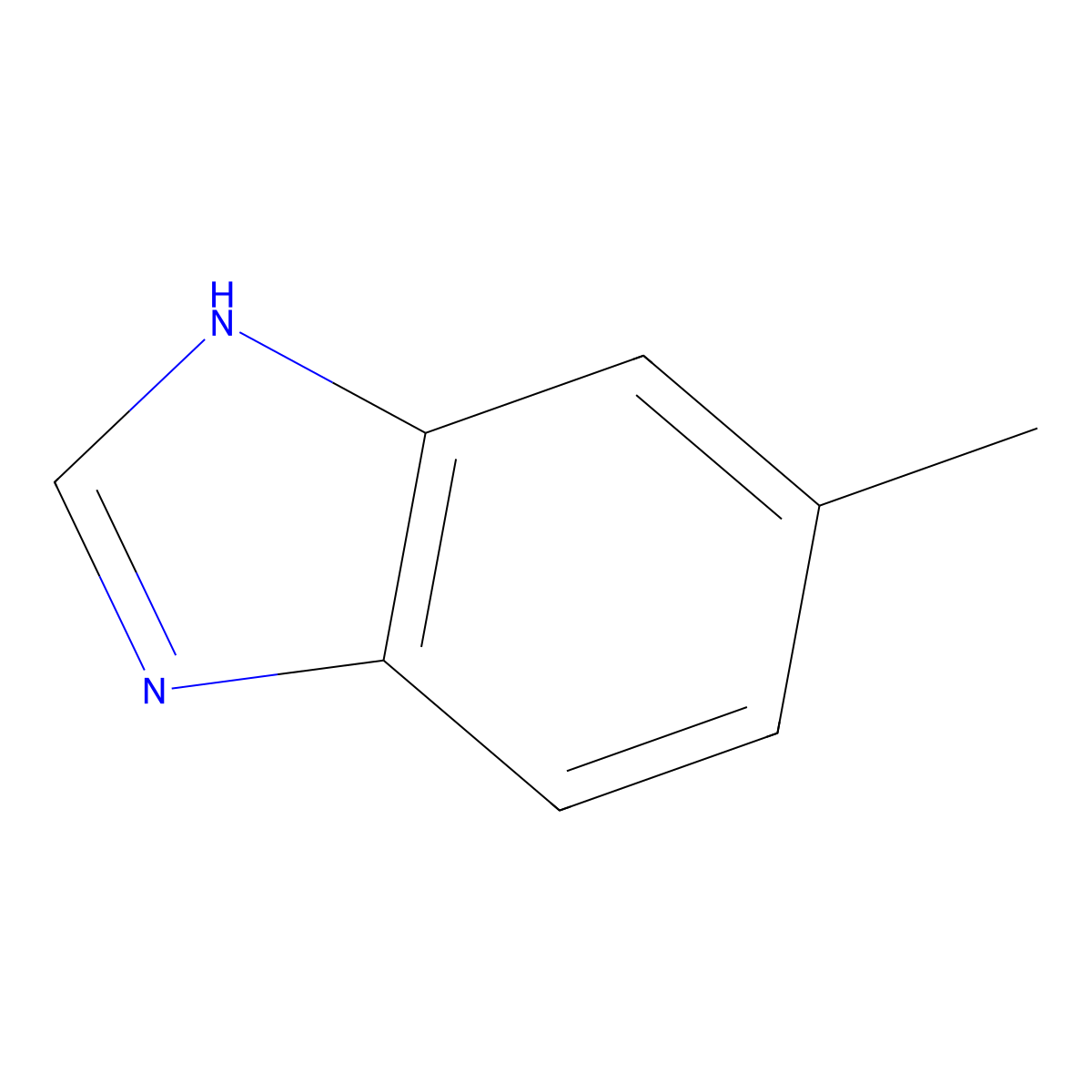 5-Methylbenzimidazole molecular structure, CAS 614-97-1