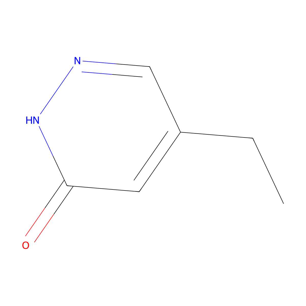 5-Ethylpyridazin-3(2H)-one molecular structure, CAS 61404-50-0