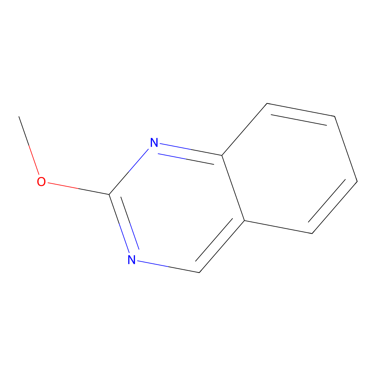 2-Methoxyquinazoline molecular structure, CAS 6141-15-7