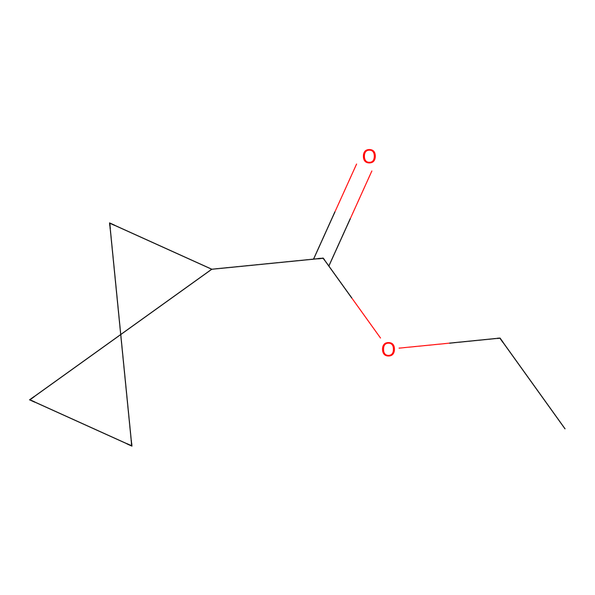 Ethyl Spiro[2.2]pentane-1-carboxylate molecular structure, CAS 6142-68-3