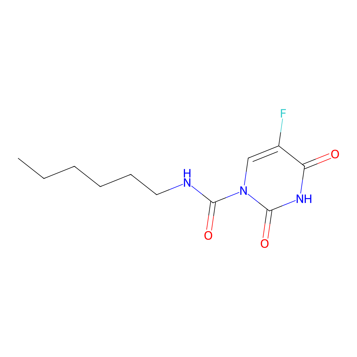 Carmofur molecular structure, CAS 61422-45-5