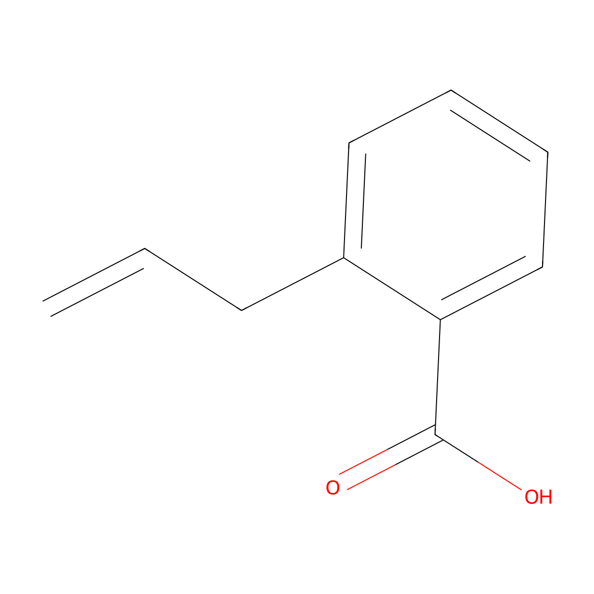 2-Allylbenzoic Acid molecular structure, CAS 61436-73-5