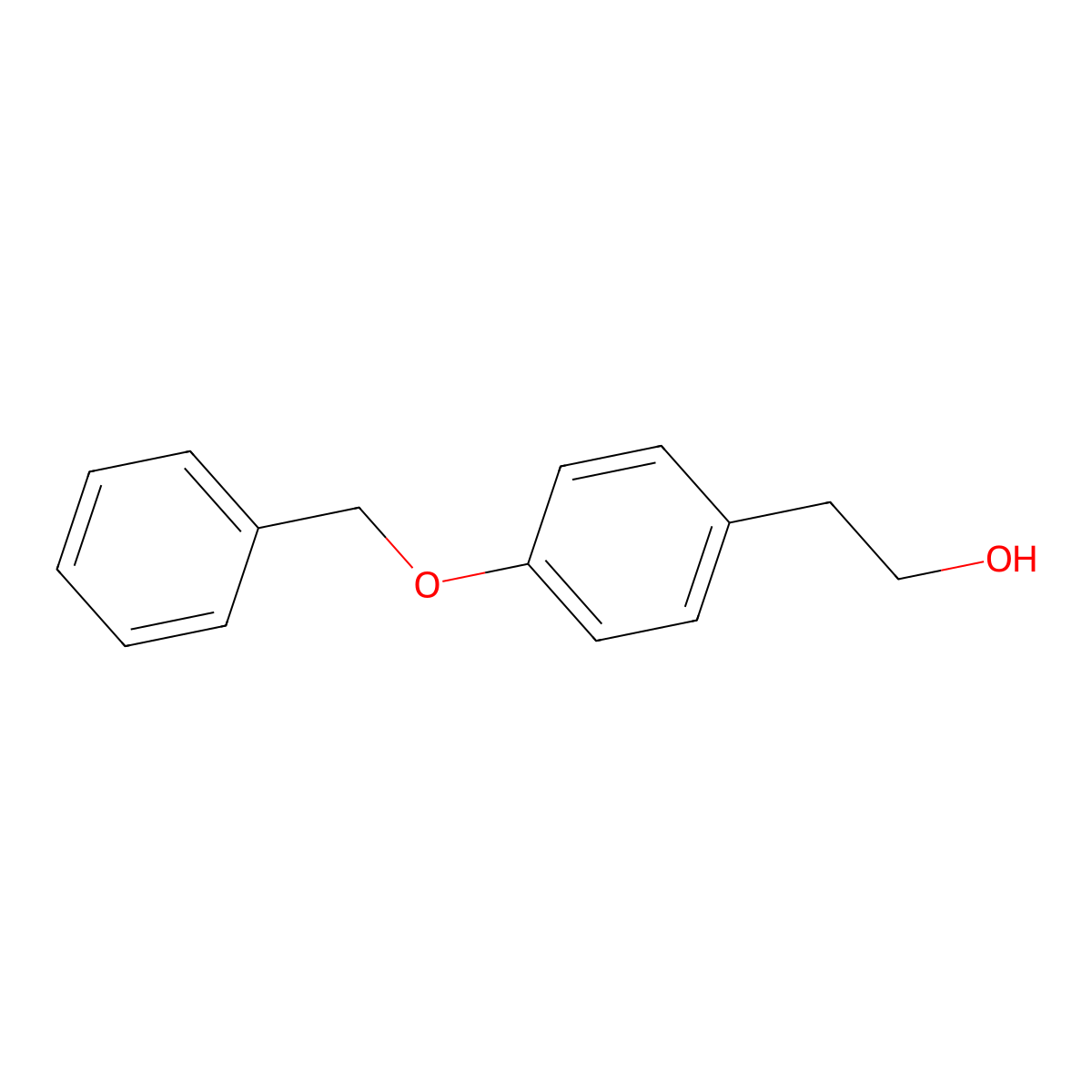 p-(Benzyloxy)phenethyl alcohol molecular structure, CAS 61439-59-6