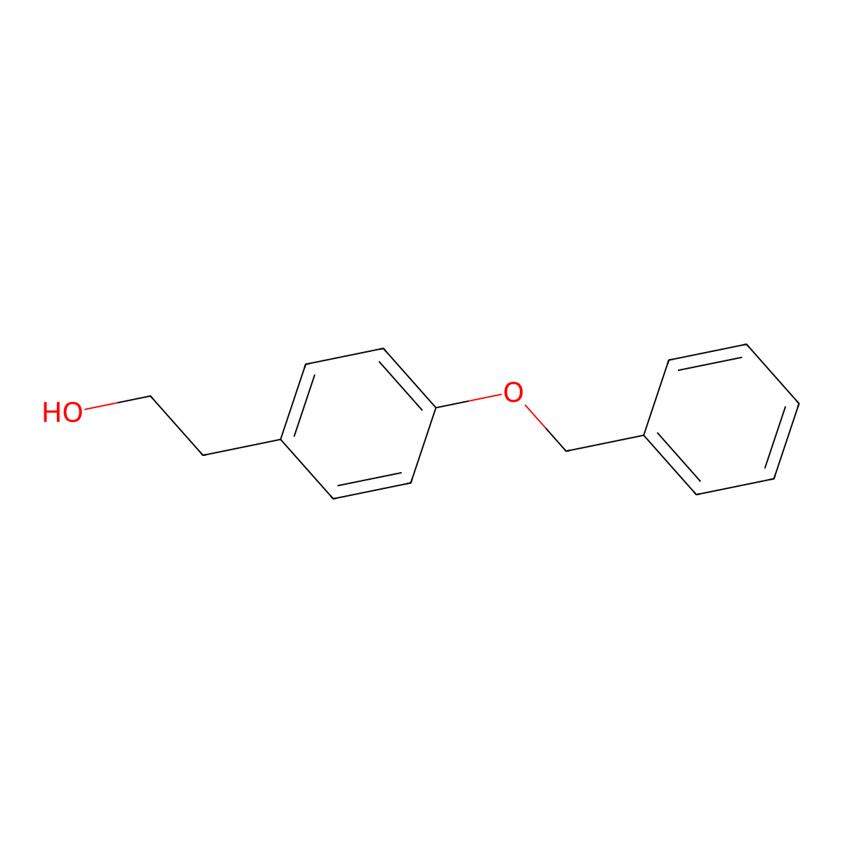 p-(Benzyloxy)phenethyl alcohol molecular structure, CAS 61439-59-6