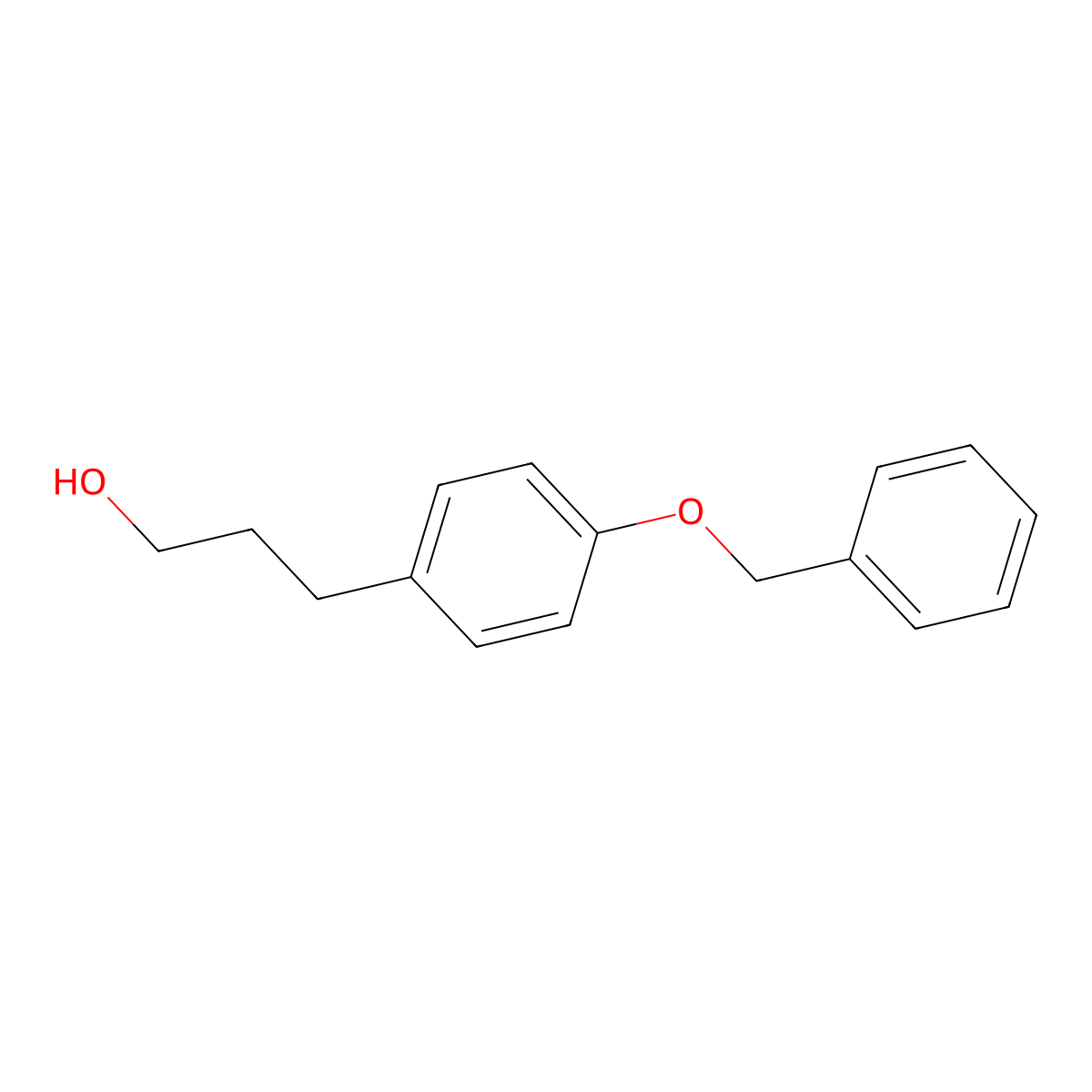 3-(4-(Benzyloxy)phenyl)propan-1-ol molecular structure, CAS 61440-45-7