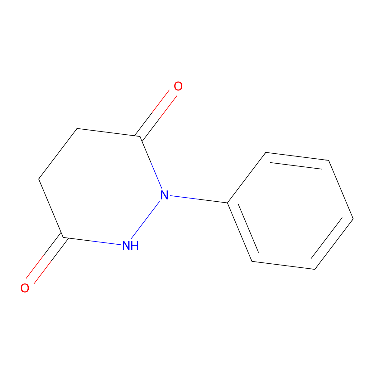 1-Phenyl-1,2-diazinane-3,6-dione molecular structure, CAS 61446-43-3