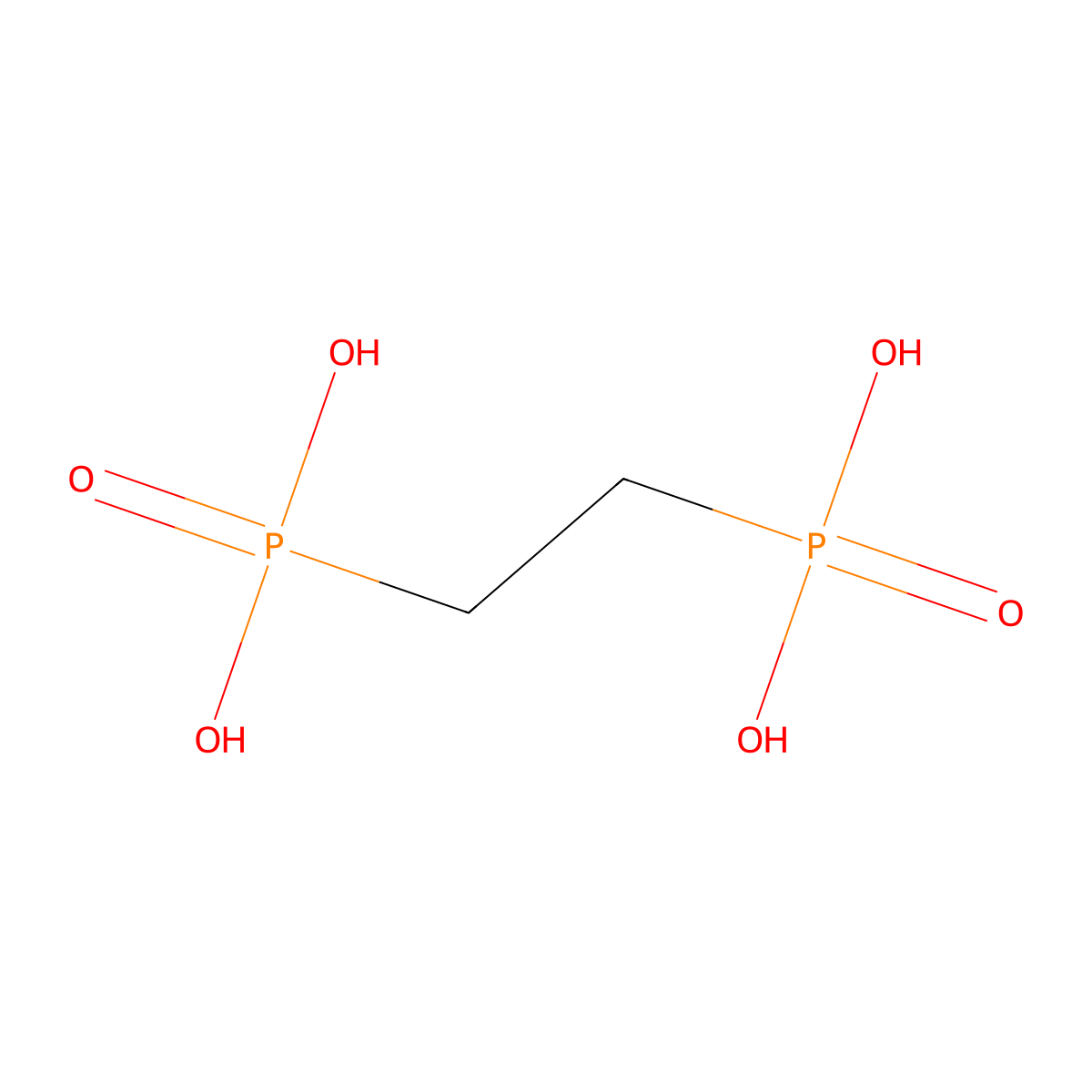 1,2-Ethylenediphosphonic Acid molecular structure, CAS 6145-31-9