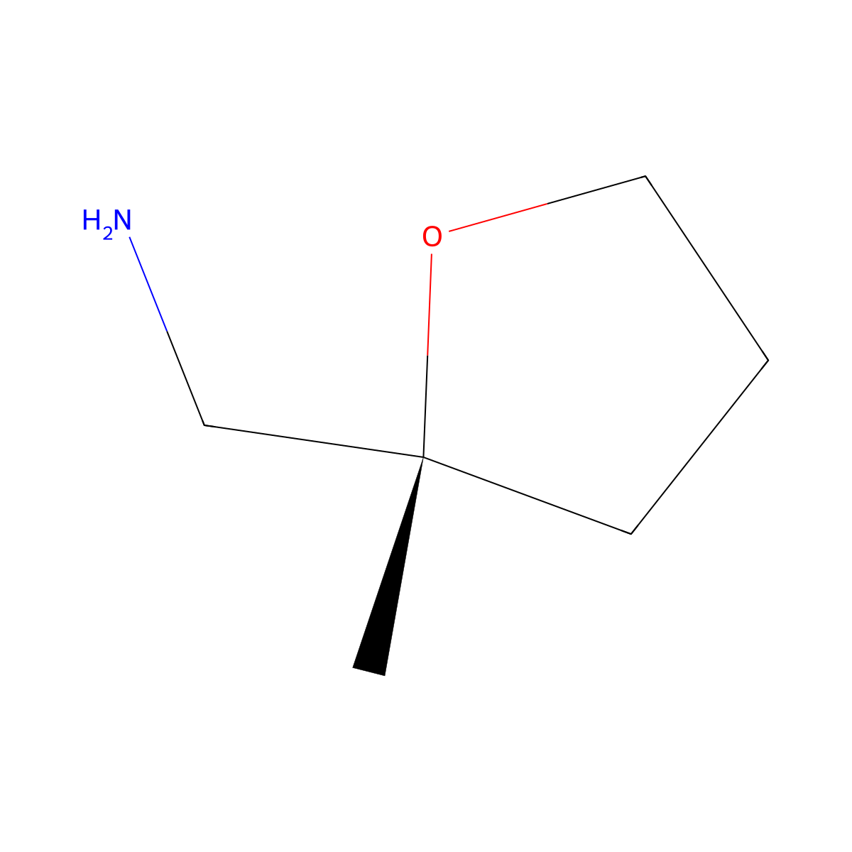 (R)-(2-Methyltetrahydrofuran-2-yl)methanamine molecular structure, CAS 61450-00-8