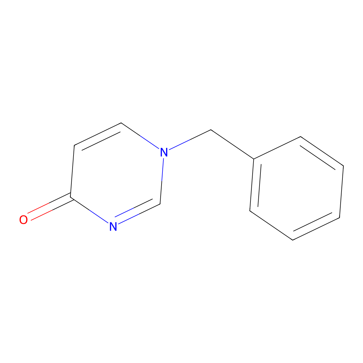 1-Benzylpyrimidin-4(1H)-one molecular structure, CAS 6146-21-0