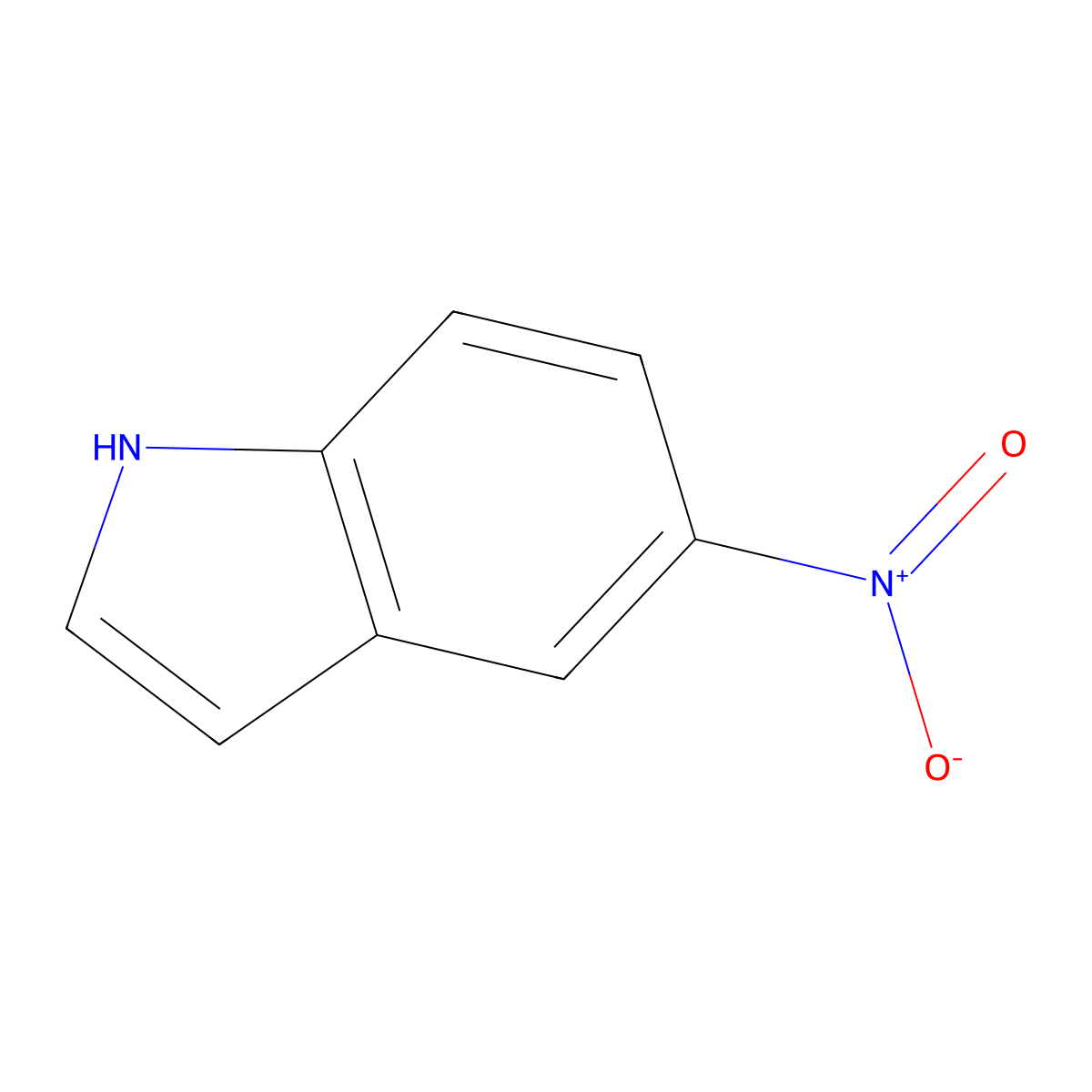 5-Nitroindole molecular structure, CAS 6146-52-7
