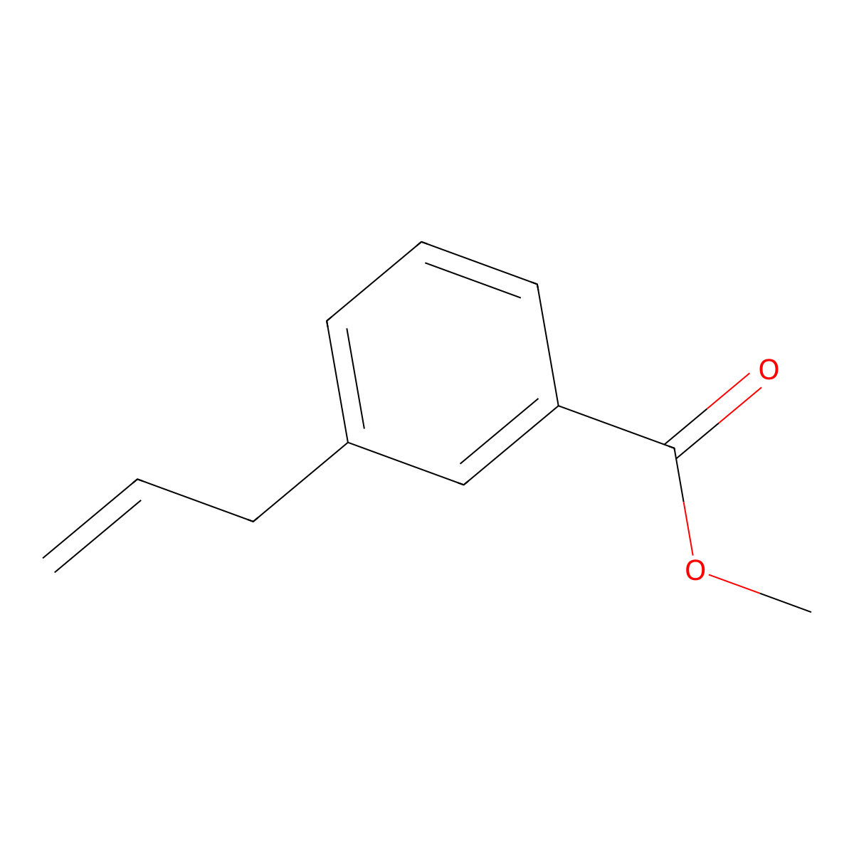Methyl 3-allylbenzoate molecular structure, CAS 61463-60-3